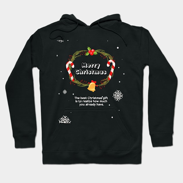 Merry Christmas - The Best Christmas Gifts Hoodie by SimSang